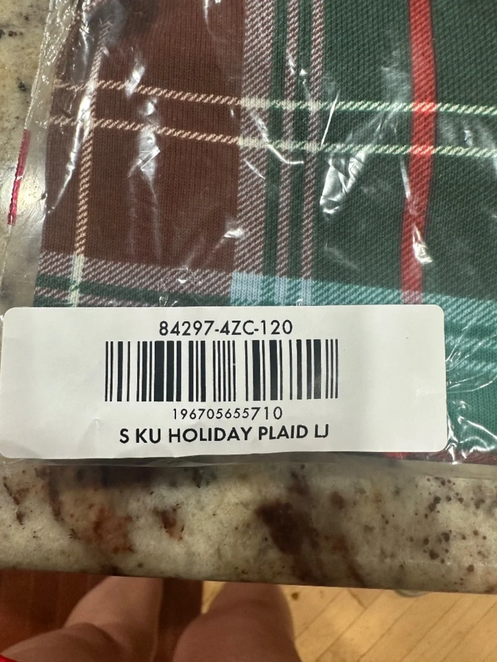 Hannah Anderson plaid holiday pajamas